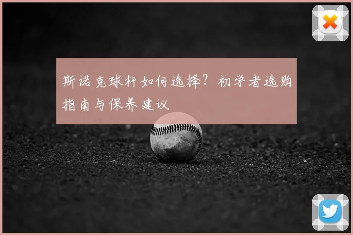 斯诺克球杆如何选择？初学者选购指南与保养建议