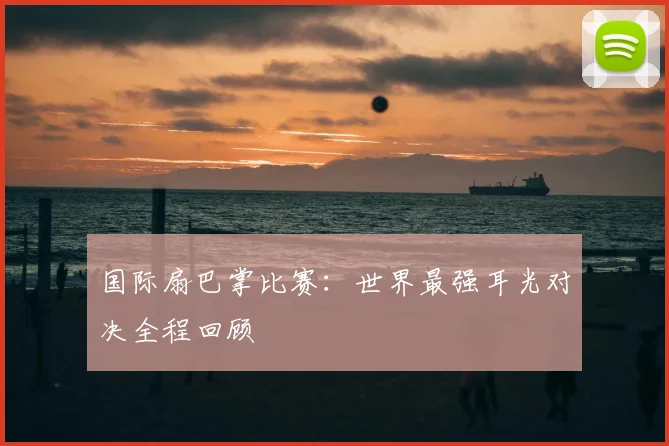 国际扇巴掌比赛：世界最强耳光对决全程回顾